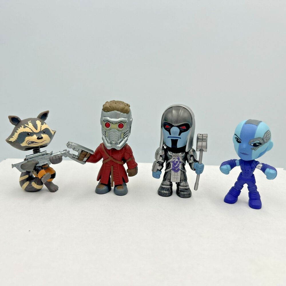 Funko Mystery Minis Guardians of the Galaxy Lot Rocket Star-Lord Nebula Ronan
